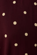 Burgundy Noturna Wrap Mini Dress