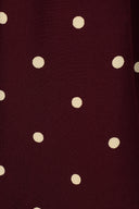 Burgundy Noturna Scarf Sleeveless Blouse