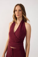 Halter Neck Sleeveless Top