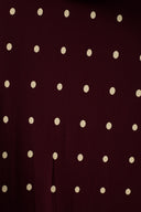 Burgundy Noturna Maxi Skirt