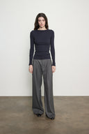 Cashmere Rib Crew