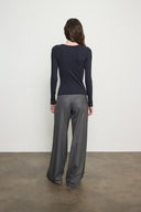 Cashmere Rib Crew