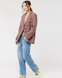 LINDA TARTAN JACKET - TIGER