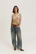 RAY BOAT NECK RIB KNIT