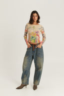 RAY BOAT NECK RIB KNIT