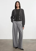CHUNKY COTTON-CASHMERE CARDIGAN