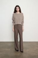 Cotton Cashmere Raglan Sweater