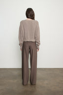 Cotton Cashmere Raglan Sweater