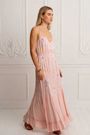 IN THE SKY MAXI SLIP DRESS