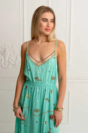 STELLAR MAXI SLIP DRESS