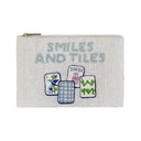 BEADED BAG - SMILES AND TILES