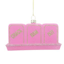 HAND-PAINTED MAHJONG TILE ORNAMENT