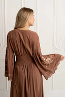 MOCHA CHIP GOWN DRESS