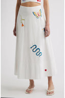 EDEN ANKLE SKIRT - MONTECITO