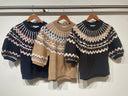 Puff Sleeve Fair Isle Crew