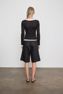 Tissue Jersey Layered L/S