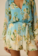 AJIA ROMPER WITH TIE-UP BELT