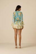 AJIA ROMPER WITH TIE-UP BELT