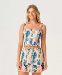 RUBY SMOCKED SKIRT - BLOSSOM