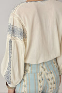 CLAUDIA BLOUSE - INDIGO POET
