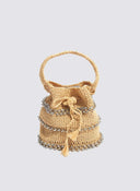 CRYSTAL BUCKET BAG