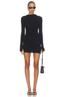 CASHMERE TWIST MINI DRESS