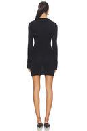 CASHMERE TWIST MINI DRESS