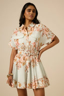 EZRA BELTED SHORT DRESS