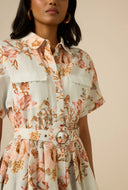 EZRA BELTED SHORT DRESS