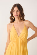 Multicolor Nascente Lurex Open Back Maxi Dress