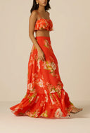 HIBI PINTUCK MAXI SKIRT