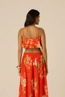 HIBI RUFFLE NECK BUSTIER