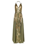 ILYSSIA DRESS - OLIVE AURA