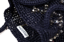 NAVY LA GEMMÉ MINI BUCKET BAG