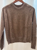 SEAMED CREWNECK SWEATER