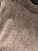 SEAMED CREWNECK SWEATER