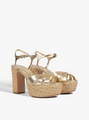 KEEFA RAFIA PLATFORM SANDAL
