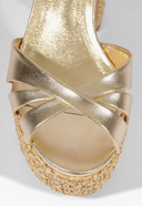 KEEFA RAFIA PLATFORM SANDAL