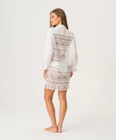 LACE MILLIE LINEN COVER UP