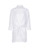 LACE MILLIE LINEN COVER UP