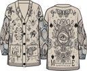 LIV LONG PRINTED CARDIGAN