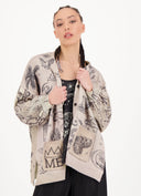 LIV LONG PRINTED CARDIGAN