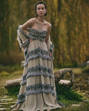 NEMESIS LINEN SARDINE DRESS