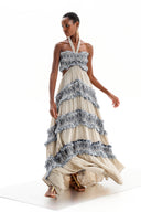 NEMESIS LINEN SARDINE DRESS