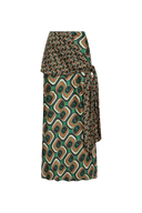 MANA SKIRT in Emerald Tile Mix