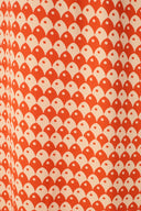 Red Escama Cut-out Buckle Maxi Dress