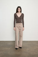 Supima Cotton V-neck Cardigan