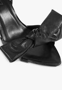 ELODIE BUCKLE BOW LEATHER SANDAL
