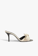 ELODIE BOW LEATHER SANDAL