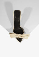 ELODIE BOW LEATHER SANDAL
